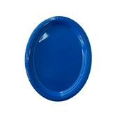 PLATO OVAL AZUL X5